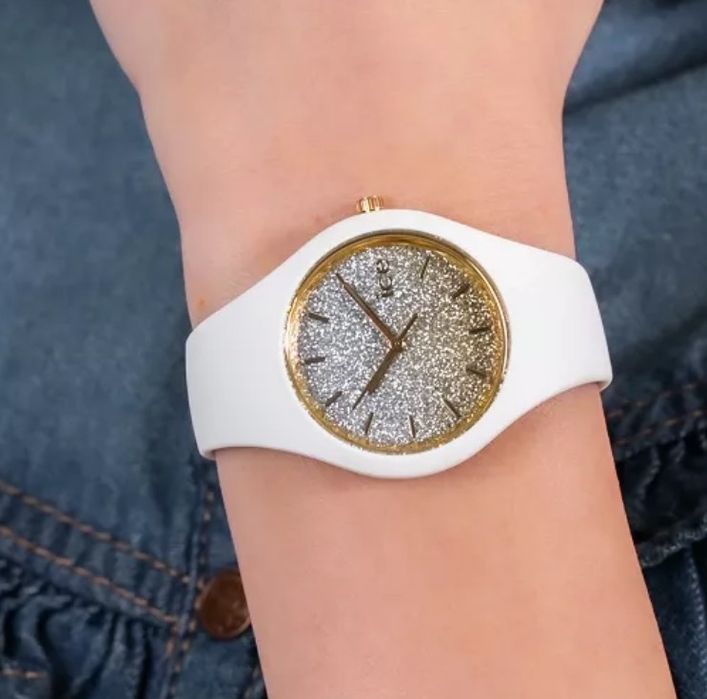 Zegarek ICE Watch glitter white gold