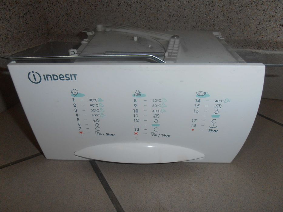 pralka INDESIT WGD934TX okablowanie główne z programatorem