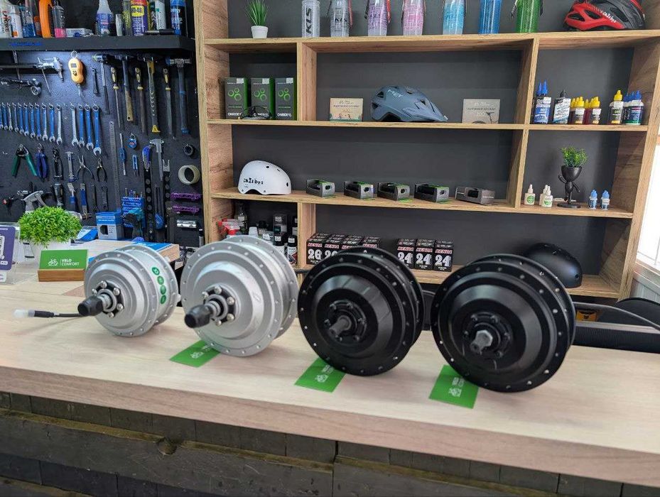 Електричний велонабір (мотор-колесо) 20/24/26/28/29" 350/500ВТ 12/18Аг