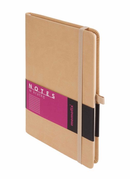 Notes Memofix A5 Kratka Beżowy Antra