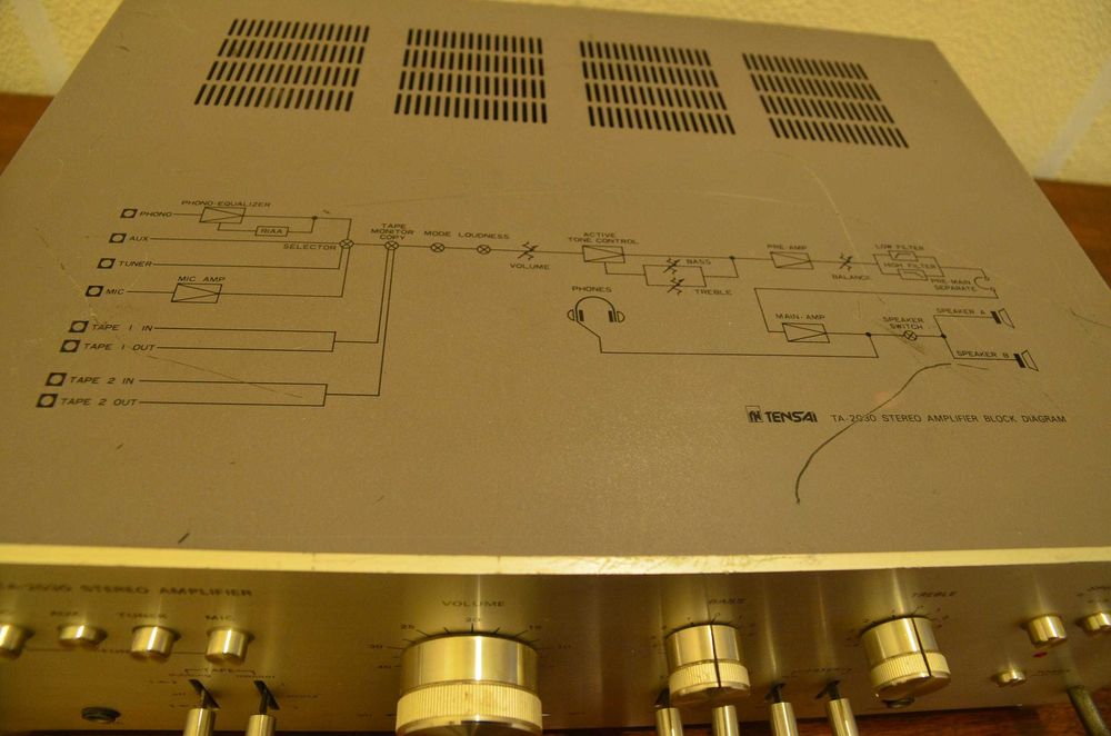 Amplificador Tensai (Akai) TA-2030