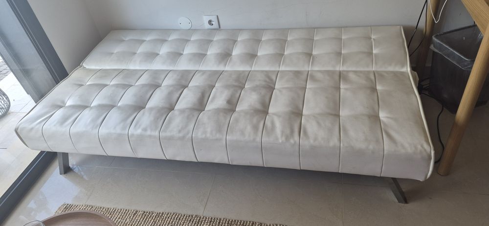 Sofá cama branco