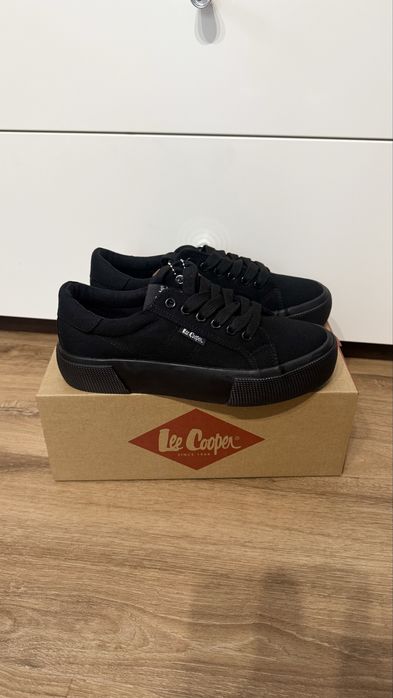 Lee Cooper trampki damskie czarne roz. 38 - 24 cm
