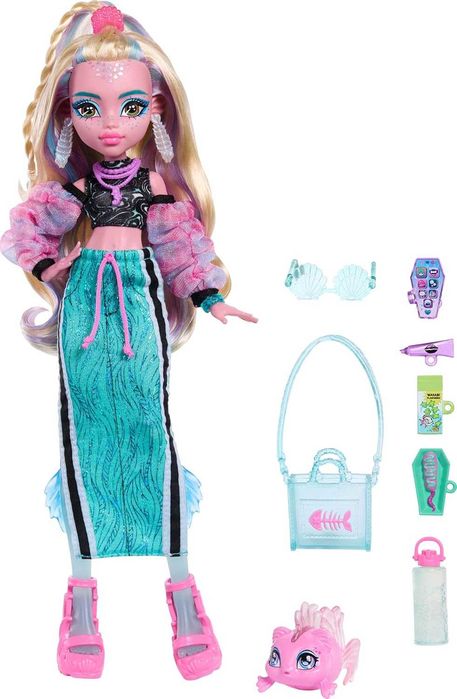 Monster High, Lagoona Blue in Crop Top Монстер Хай Лагуна JHK33