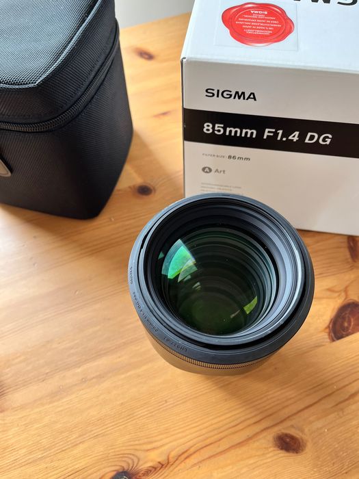 Sigma 85mm 1.4 ART – Canon EF, stan bdb, komplet, Gdańsk Młody Jasień
