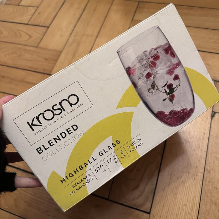 Szklanki zestaw krosno 6 sztuk