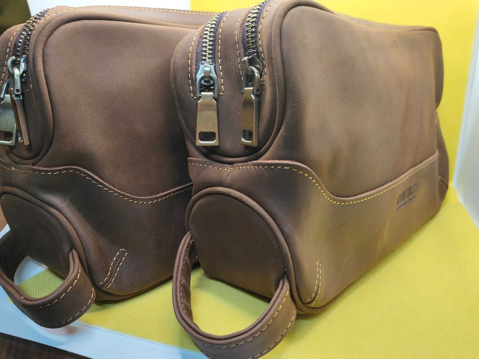 Клатч, сумка, барсетка Contact's " Doble Bag", 100% натуральная кожа!