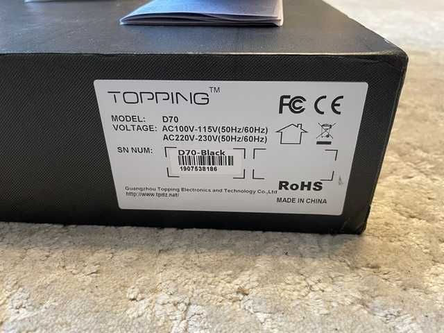 Przetwornik DAC Topping D70 , Pilna sprzedaż.