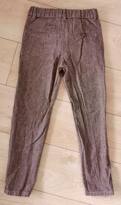 Eleganckie spodnie brązowe 134 H&M