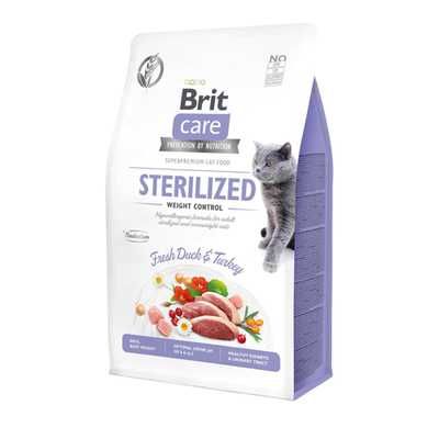 Корм для кошек Brit Care Grain-Free Sterilized Weight Control, 2 кг