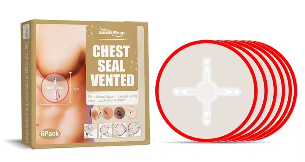 6szt. Opatrunek wentylowany ifak edc ems trauma kit