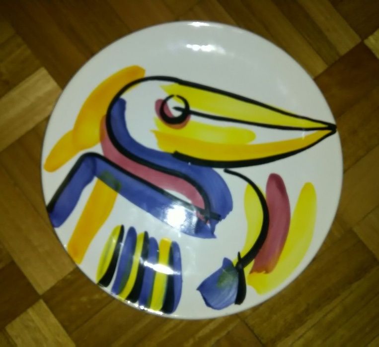 Peça rara colecionador assinada p artista Nicolau Tudela Banc Montepio