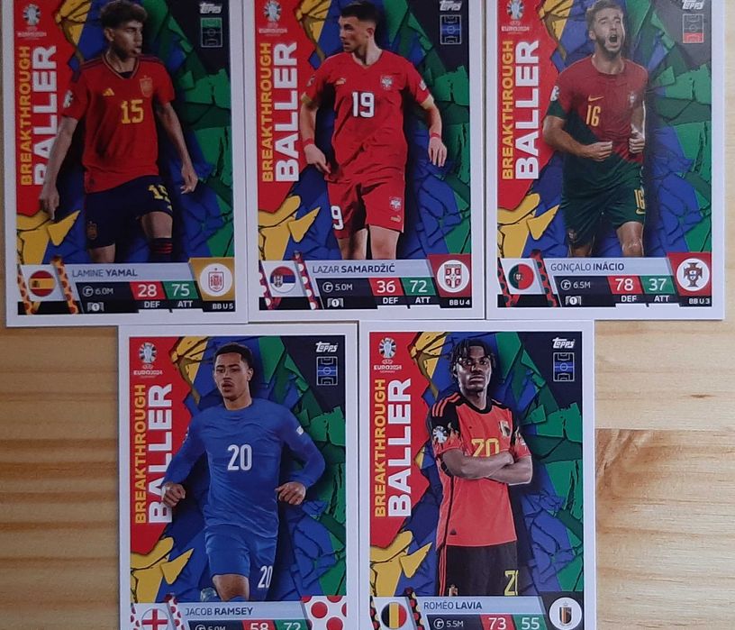 Cartas Topps EURO 2024 Match Attax