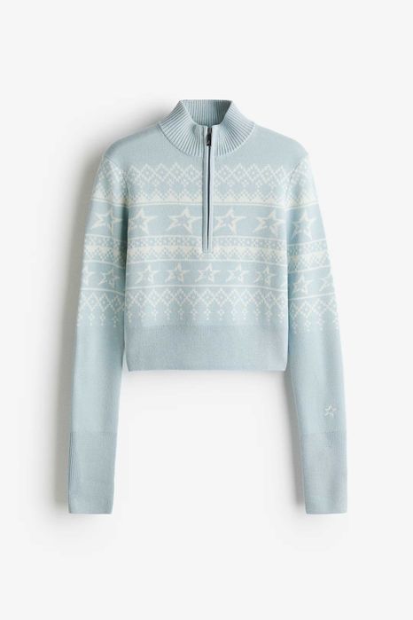 Perfect Moment H&M Żakardowy sweter z wełny merynosowej r.L