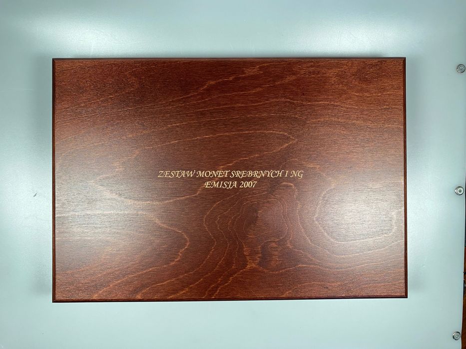Zestaw monet kolekcjonerskich NBP emisja 2007 - srebrne i NG