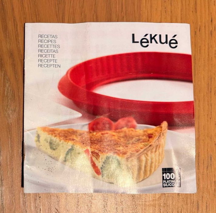 Molde de Quiche Lékué Duo 28 cm - Silicone e Cerâmica