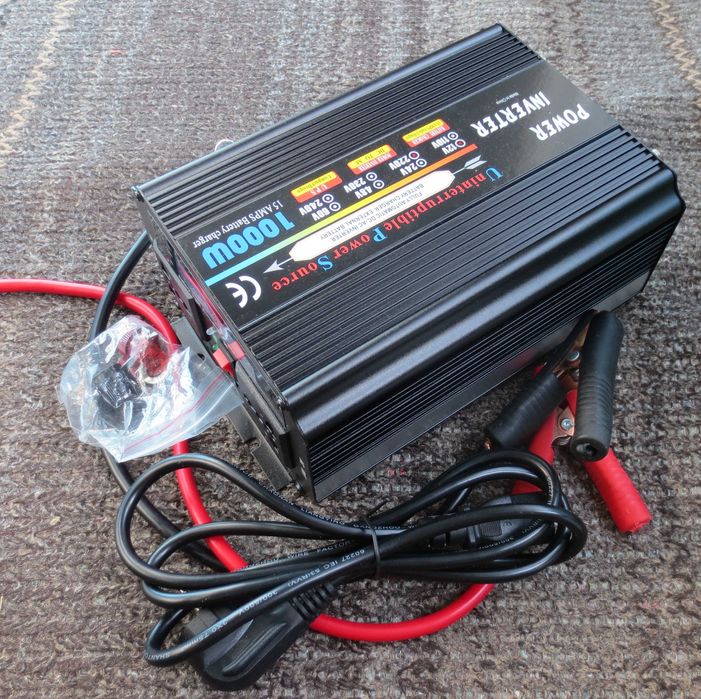 Инвертор. 12В --220В. Бесперебойник с зарядным устройством.