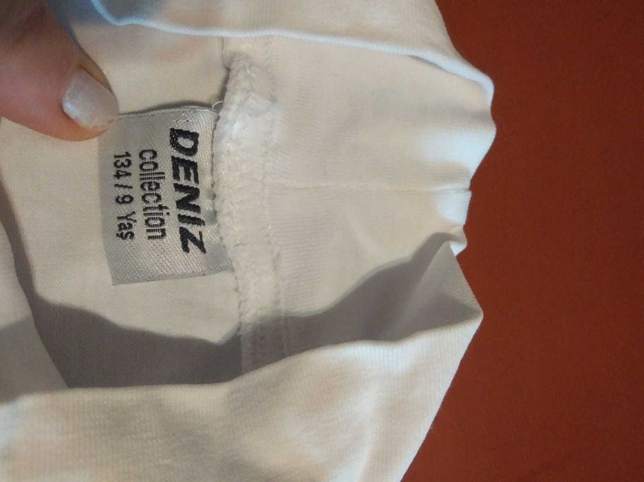 Білий гольф для дівчинки