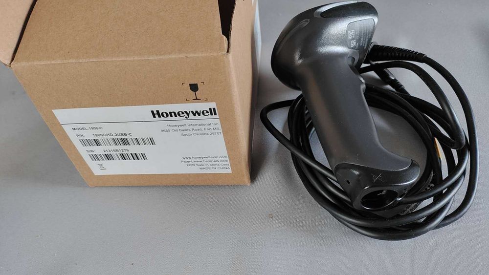 Profesjonalny Skaner Kodów 2D Honeywell Xenon 1900g HD Zestaw Box