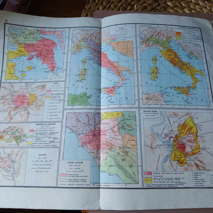 Atlas do historii starożytnej – Ludwik Piotrowicz 1960 rok