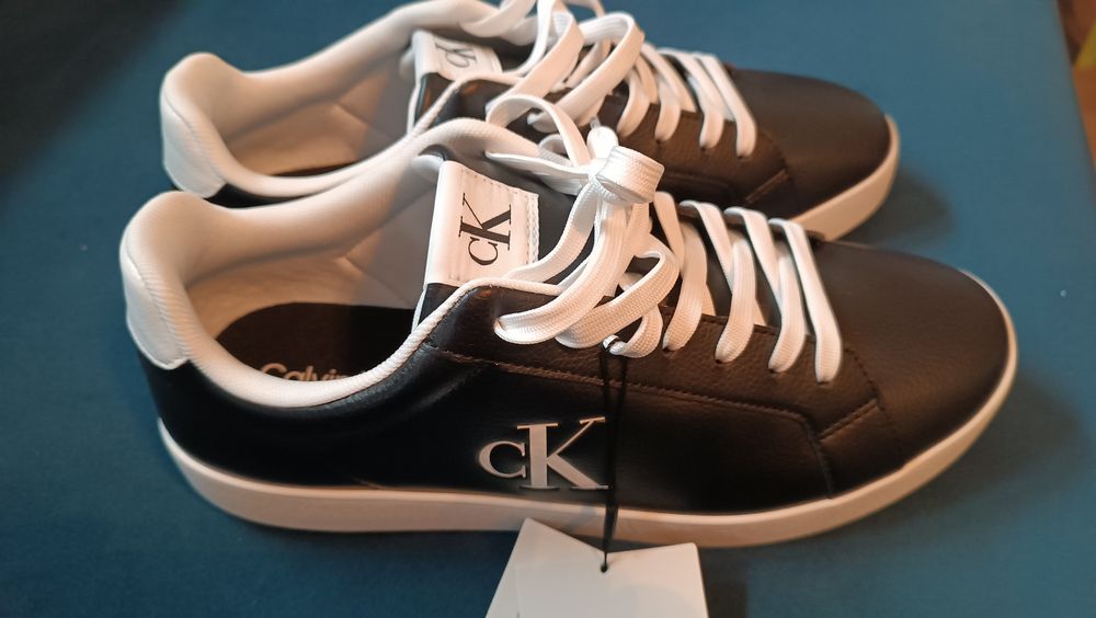 Buty męskie CK oryginalne Calvin Klein skórzane NOWE 45 rozmiar, Super okazja, polecam