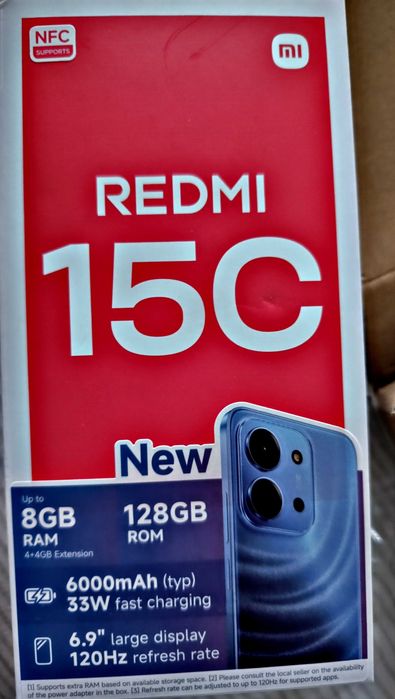 Redmi 15C 128GB Praticamente novo, 2 meses de uso e fatura para garantia, 90 Euros