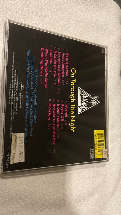 Cd - Def Leppard ‎– On Through The Night64552022030723123