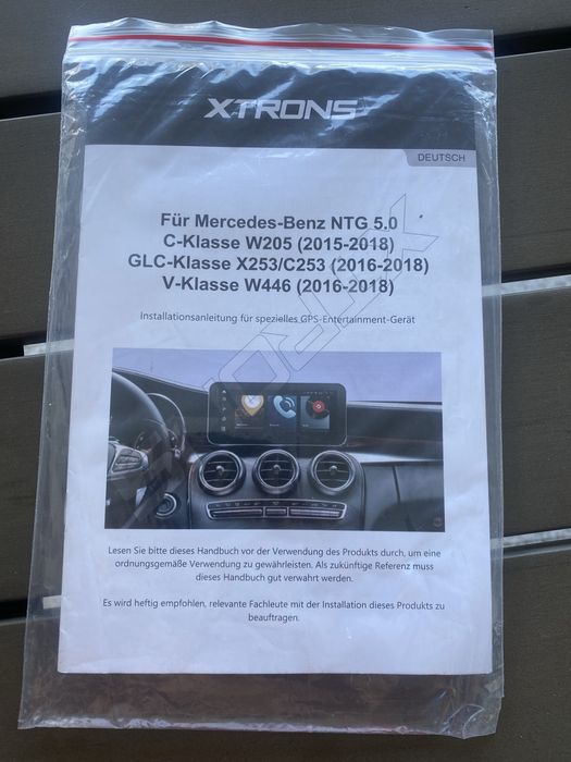 Auto radio android 13 para mercedes c w205 Glc x253 vito w447