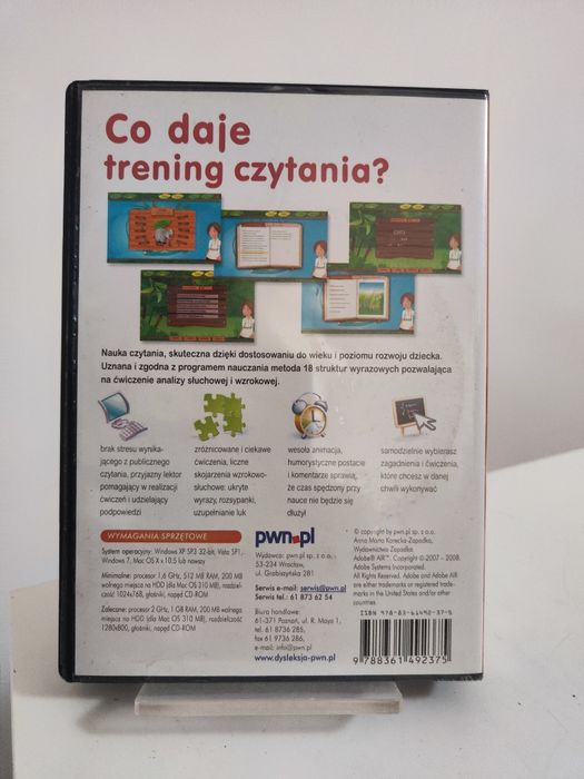 Trening czytania Pokonaj dysleksję CD rom