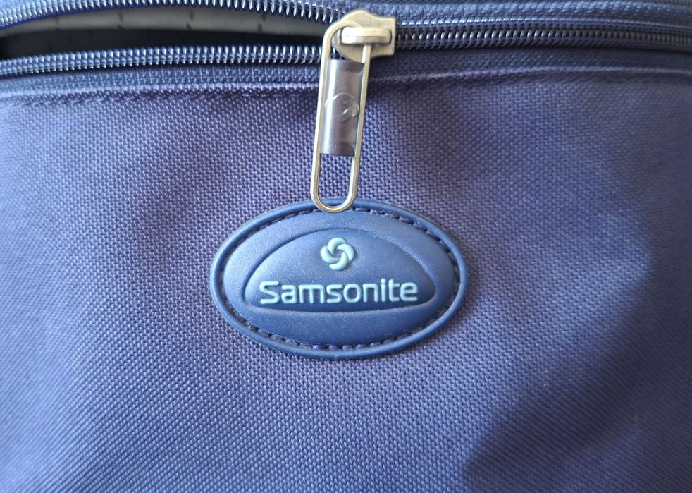 Bolsa de cintura Samsonite, cor azul, como nova