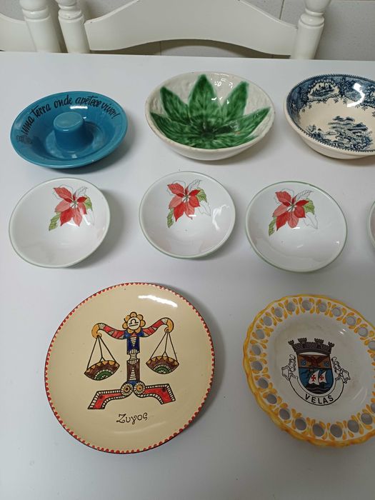 Pratos decorativos 12 unidades
