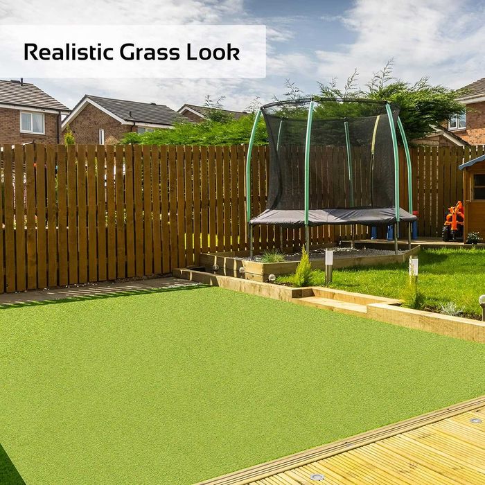 газон трава штучна GardenKraft 26070 4x1м ворс 15мм світло-зелений