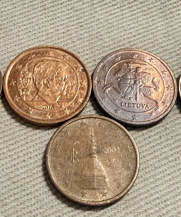 Moedas centimos EURO
