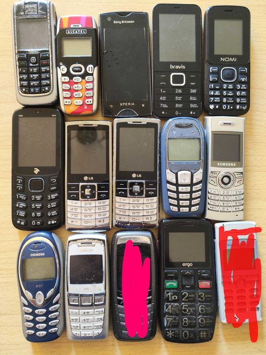 продам лот б/у телефонов Nokia, Huawei и др.