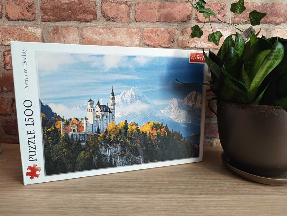 Puzzle 1500 elmentów "Alpy Bawarskie" Zamek Neuwachstein