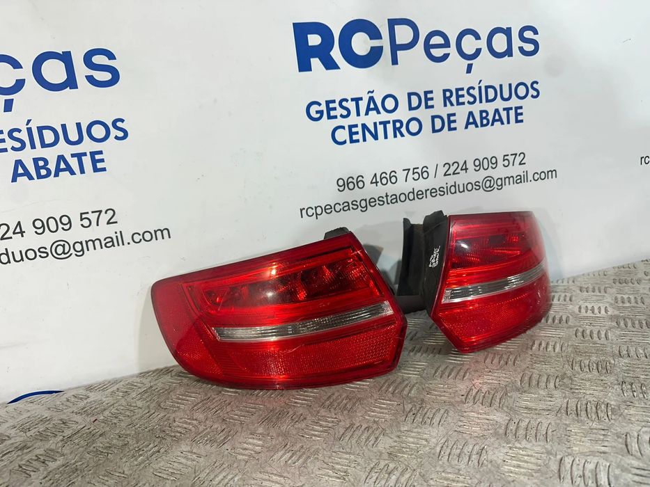 Conjunto Farolins Tras Traseiro Direito Esquerdo Original Audi A3
