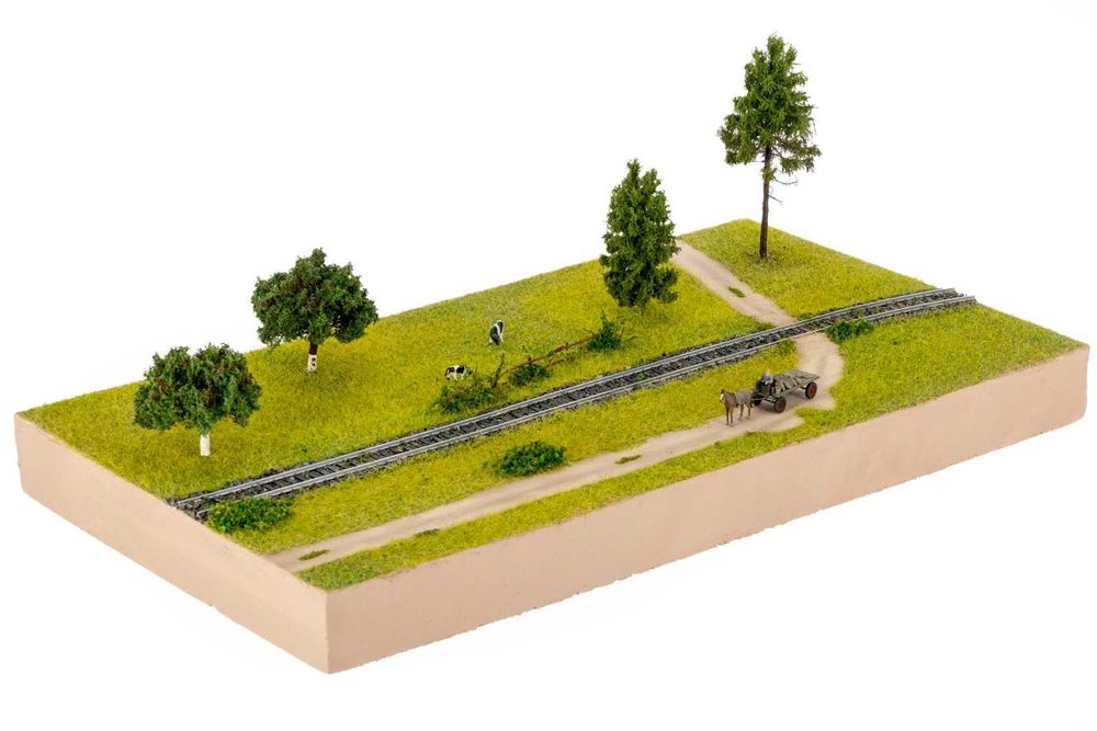 Diorama krajobraz kolejkowo Model 01C 58x31cm
