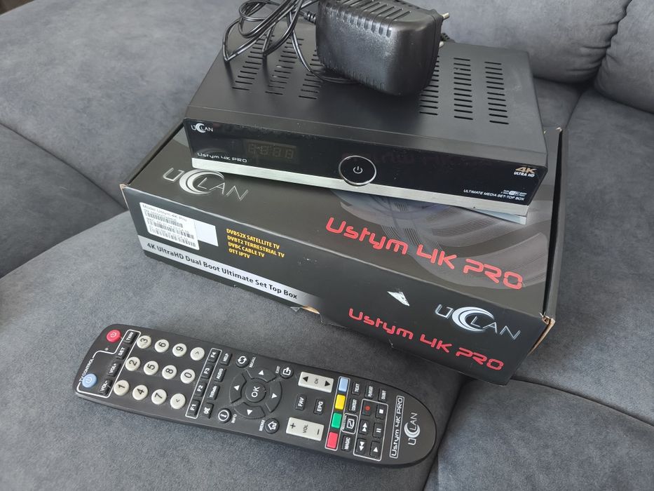 Ustym 4K Pro dekoder programy