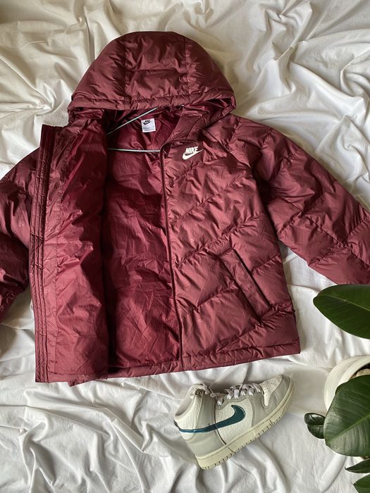 Подростковая, детская зимняя куртка, пуховик Nike 158-170 cm унисекс