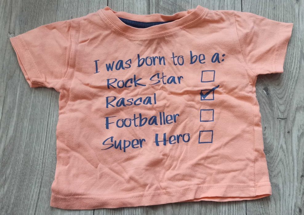Little Rebel t-shirt koszulka 62 68 / 3-6M