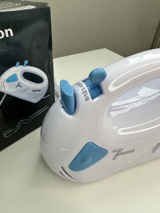 Электрический ручной миксер кухонный миксер с насадками Rainberg 500w