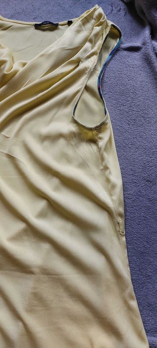 Tunika, sukienka żółta