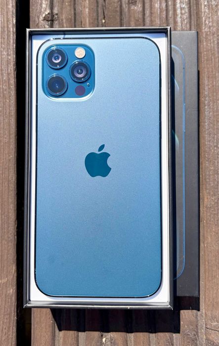 iPhone 12 Pro 128GB Pacific Blue | Pełen Zestaw z Pudełkiem | Stan Wizualny BDB