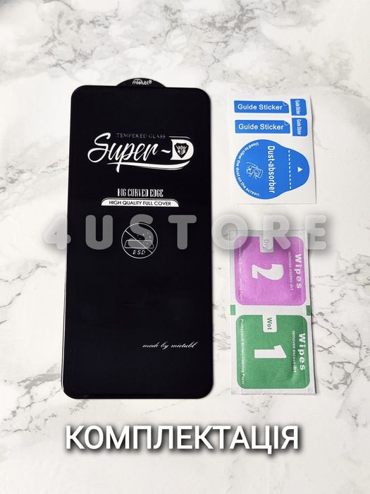 Защитное стекло Mietubl на Xiaomi Redmi Note 13 Pro захисне скло міцне