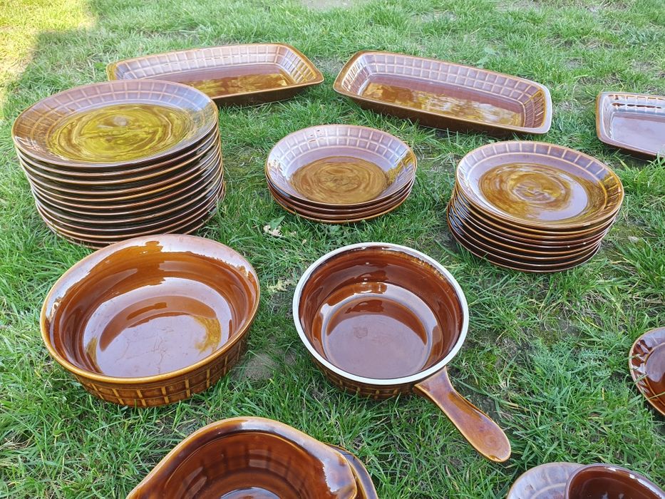 Zestaw Porcelit Pruszków kratka