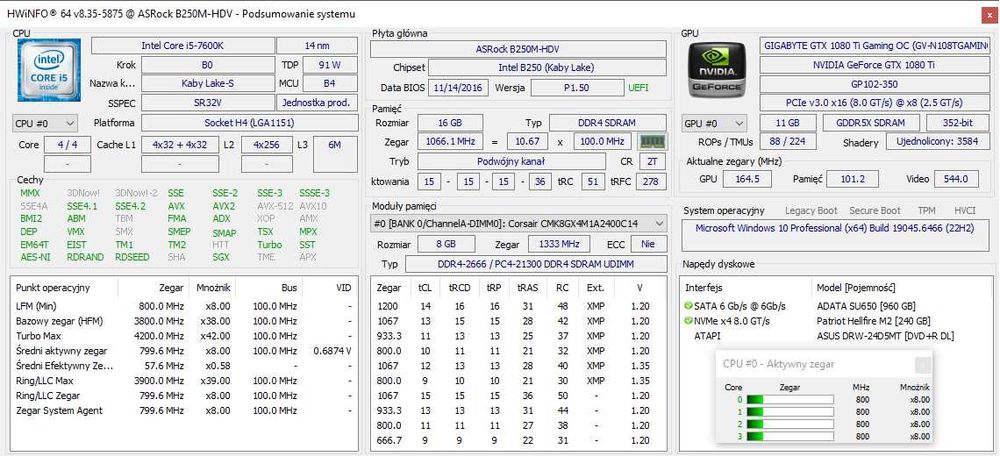 Komputer do gier Sharkoon. Intel Core i5-7600K, GTX 1080 TI
