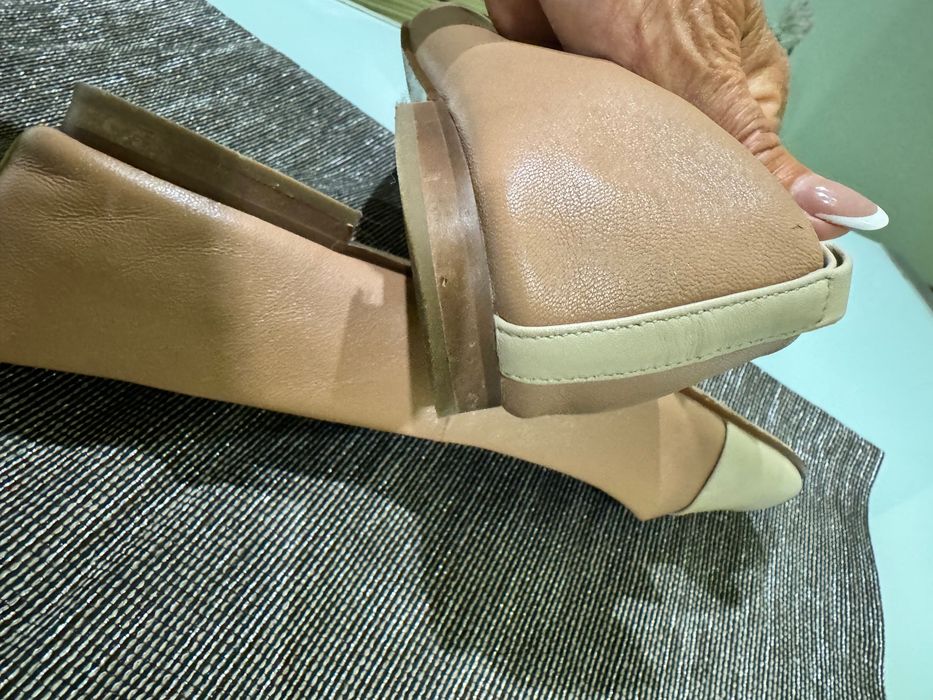 Шкіряні балетки Massimo Dutti