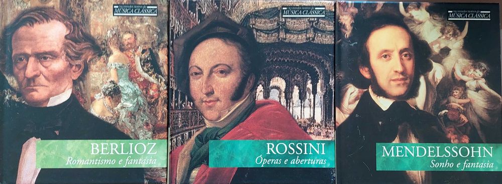 CDs coleção Os Grandes Mestres da Música Clássica: Primeiro Romantismo