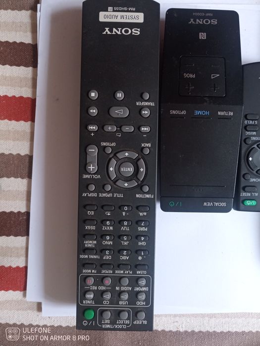 Sony and Panasonic Remote Controls64172208616065121