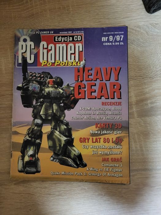 PC Gamer nr 9/97 1997 po polsku czasopismo gry